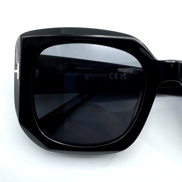 Tom Ford Sunglasses Carla-02 TF1220 01D Black Butterfly Gray Polarized Lens 52mm main image 13